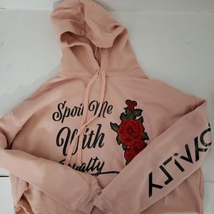 Cropped Top Hoodie (Spoil me with Loyalty)